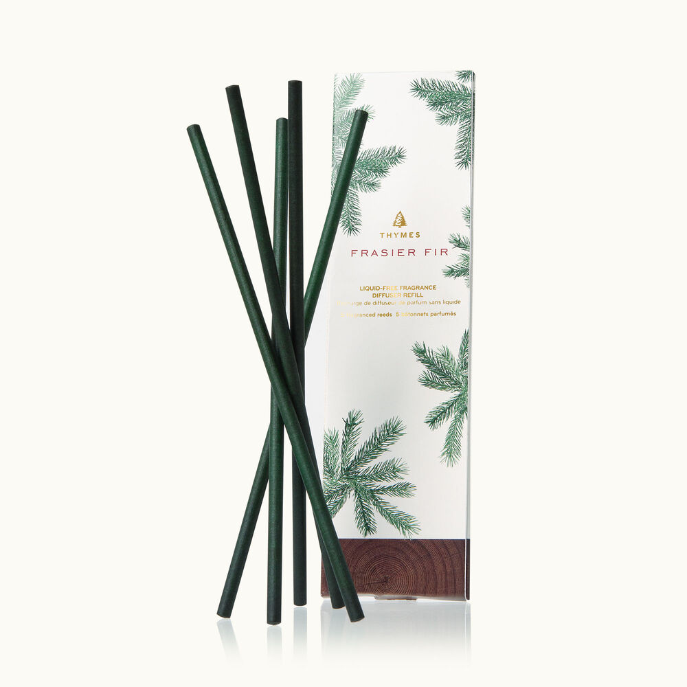 Thymes Frasier Fir Heritage Green Liquid-free Fragranced Reed Refill is a Scented Diffuser Option image number 0